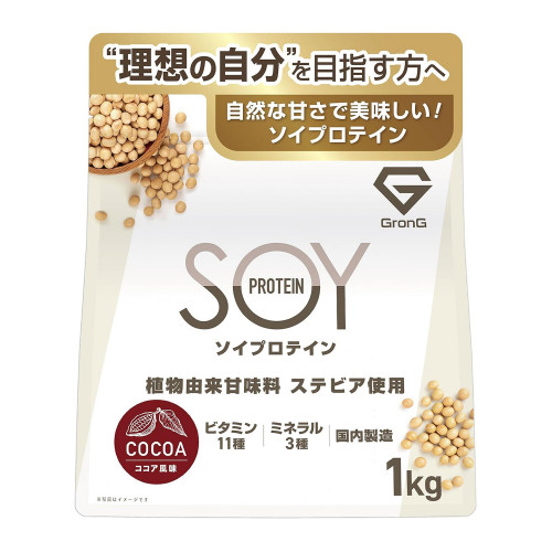 GronG Soy Protein 100 на стевии — соевый протеин для контроля веса