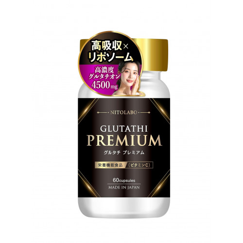 Глутатион с витамином C NITOLABO GLUTATHI PREMIUM — 60 капсул