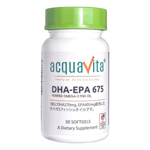 Омега-3 Acquavita DHA EPA 675 — поддержка мозга, сердца и сосудов