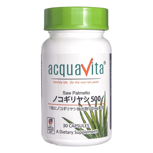 Пальметто Saw Palmetto 500 Acquavita — здоровье простаты и гормональная поддержка