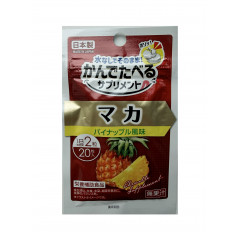 Жевательные таблетки с экстрактом маки Daiso, ананасовый вкус