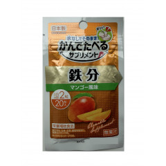 Жевательные таблетки с железом Daiso, вкус манго