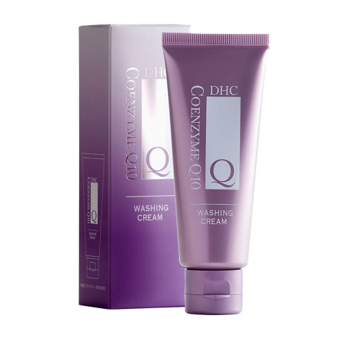 Японская кремовая пенка для умывания лица с коэнзимом Q10 Medicated Q Washing Cream DHC