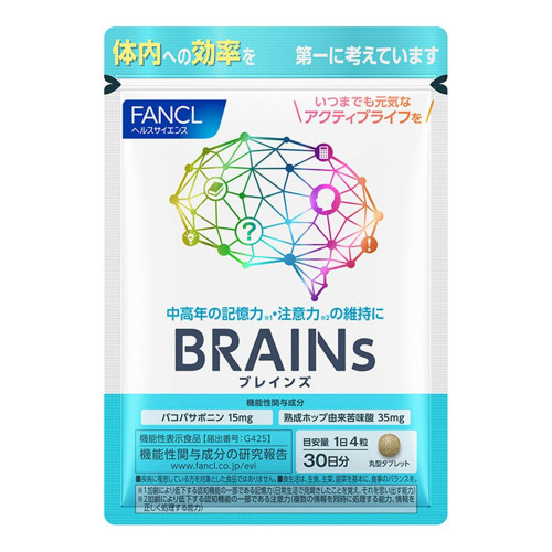 BRAINs FANCL — комплекс для памяти, концентрации и работы мозга