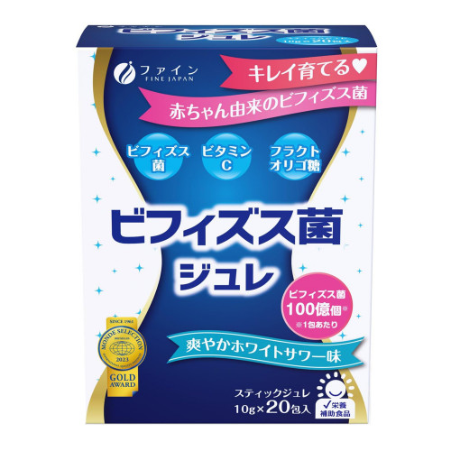 FINE JAPAN Bifidobacteria Jelly — желе с бифидобактериями и витамином C — восстановление микрофлоры кишечника