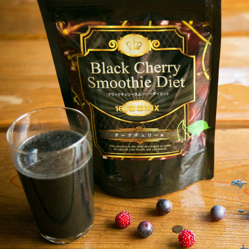 Японский диетический черешневый смузи для похудения Black Cherry Smoothie Diet IDEA 