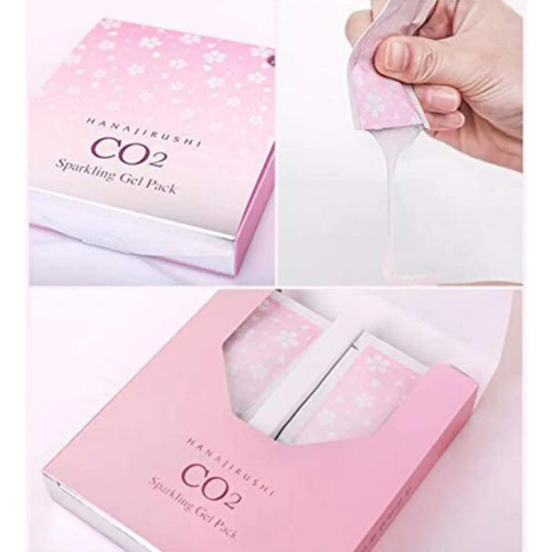 Углеводородная маска для карбокситерапии Hanajirushi Sparkling Gel Pack CO2