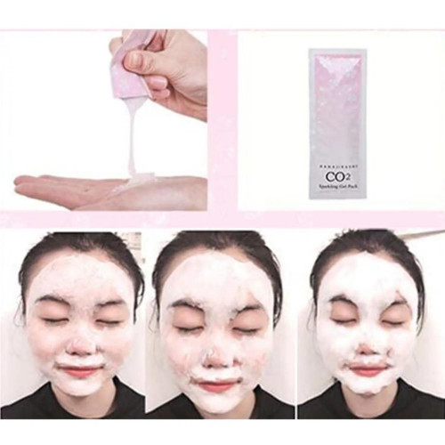 Углеводородная маска для карбокситерапии Hanajirushi Sparkling Gel Pack CO2