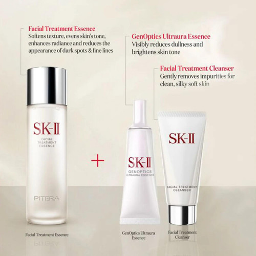 SK-II PITERA INFINITAURA ESSENTIALS — японский набор для сияния и осветления кожи