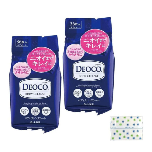 Влажные салфетки от пота и запаха Deoco, 36 шт