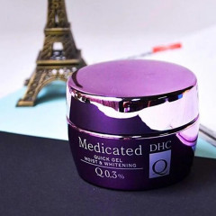 Увлажняющий и отбеливающий гель для лица с коэнзимом Q10 DHC Medicated Q Quick Gel, 100 гр