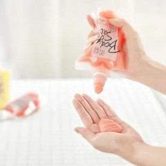 Солевой скраб для тела с ароматом персика JUICY CLEANSE Sweet Mix