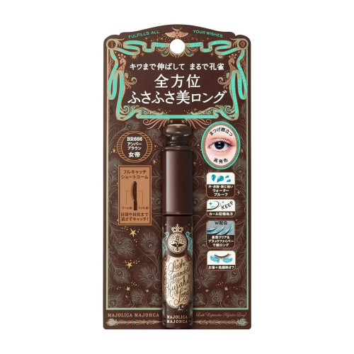 Тушь для удлинения и объема ресниц MAJOLICA MAJORCA Lash Expander Peacock Long