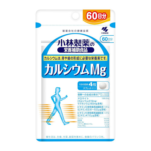 Kobayashi Calcium Magnesium — кальций, магний, витамин D и K для костей