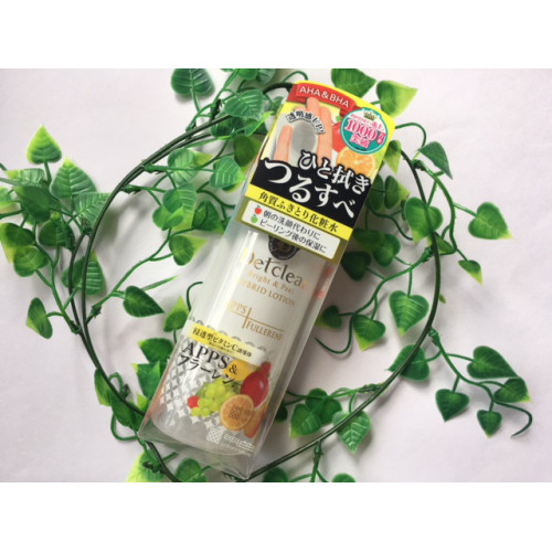 Японский гибридный лосьон для увлажнения и очищения лица Detclear Bright and Peel