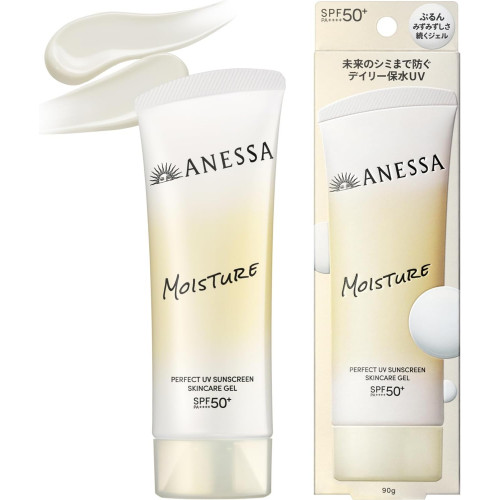 Anessa Perfect UV Skin Care Gel SPF50+ PA++++ — японский солнцезащитный гель для лица и тела