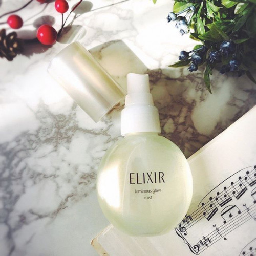 Японский увлажняющий мист с коллагеном для лица Shiseido Elixir Luminous Glow Mist