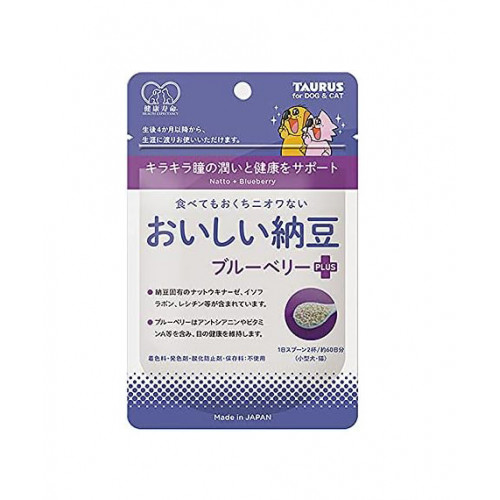 TAURUS Delicious Natto Blueberry — комплекс для здоровья глаз животных, 30 г